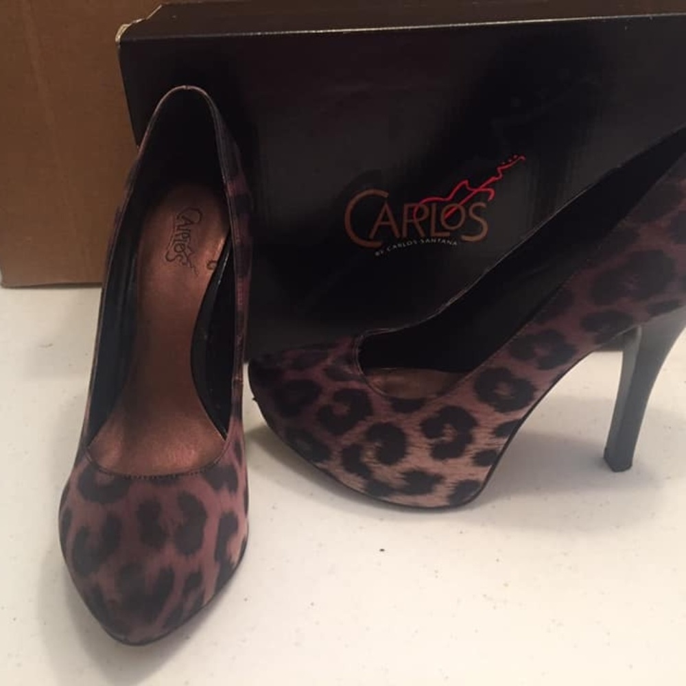 Leopard Print Heels size 7.5